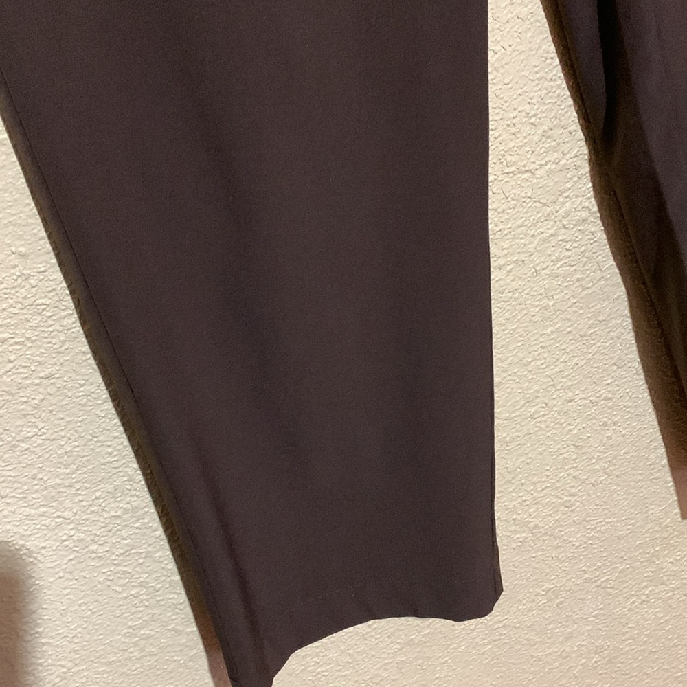 Zenergy Pants Size 2 L Brown Light Weight Pockets Pull On Pockets Polyester - Picture 4 of 14